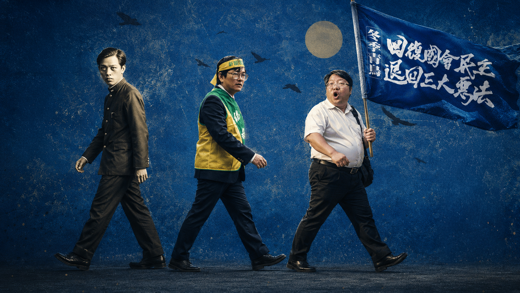台獨從史明提倡「臺灣民族主義」與「獨立建國路線」主張二階段革命理論，到鄭南榕發起「新國家運動」公開倡言「台灣獨立」主張，到青鳥只靠嘴炮「台獨」的退化史。